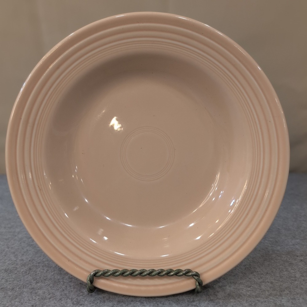 Fiesta Ware Apricot Rim Soup Bowl 9" Homer Laughlin USA Retired Color